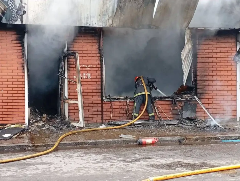На “стометрівці” в Узині сталася пожежа в магазині